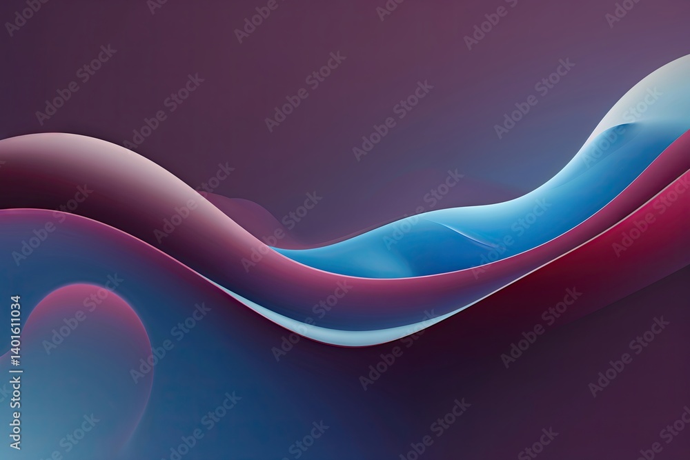Poster elegant burgundy and azure gradient background for artistic minimalist designs with smooth transitio