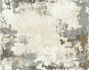 Fototapeta premium Distressed Wall Texture with Neutral Tones for Artistic and Design Use