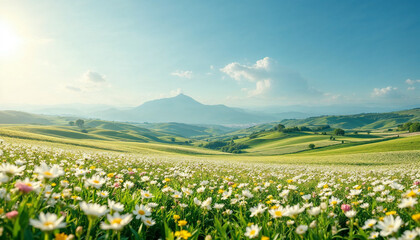 Fototapeta premium field of flowers