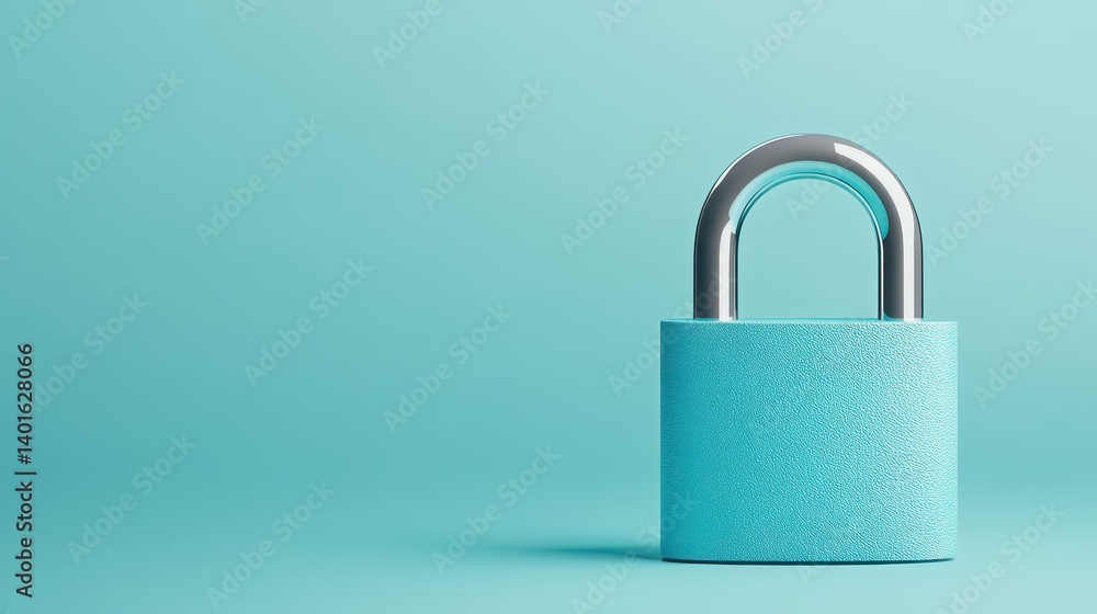 Poster a padlock signifies the need for robust healthcare data security, ensuring patient trust and safegua