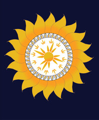 colourful mandala design in vector