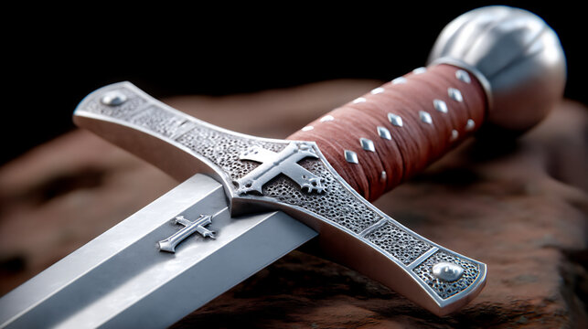knight with bastard sword