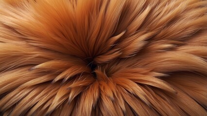 Red fox fur texture close-up in warm natural tones