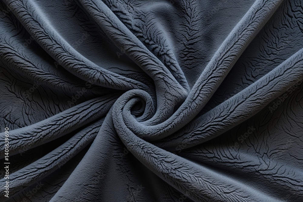 Poster cozy abstract patterns with soft charcoal fleece textured backgrounds