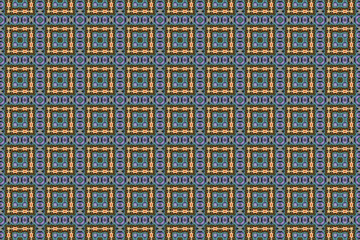 Seamless Symmetric Geometric Decoration Cloth Design Perspective Texture Template Fabric Background Digital Interior Textile Fashion Visual Endless Luxury Graphic Wallpaper Shape Tile Art Pattern.