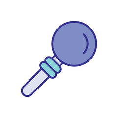 Dental Mirror Icon Vector Stock Illustration