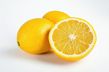 Fresh Lemons and Slice