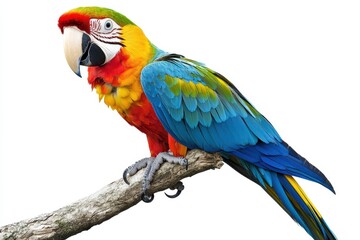 Fototapeta premium Vibrant parrot perched