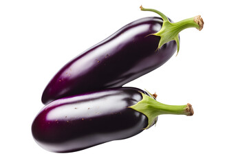 Eggplant isolated on white background