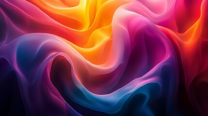 Abstract colorful background wallpaper design with smooth gradient texture for graphic design use