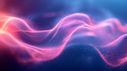 Obraz premium Abstract pink and blue wave background design for wallpaper banner or presentation use one hundred char