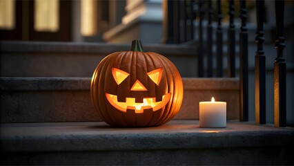 Fototapeta premium 250407_20_halloween themed house exterior - 8