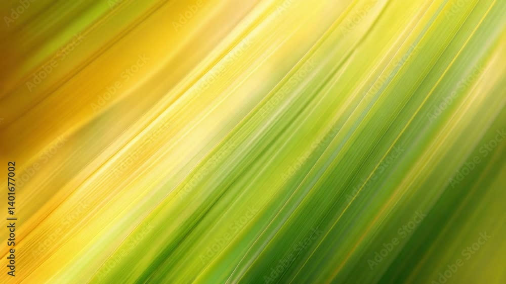 Poster vibrant abstract background with dynamic streaks of yellow and green, blending colors to create move