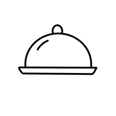 restaurant cloche icon