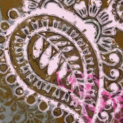 Various oil paintings, marine creatures, cats, dogs, Paisley flowers, roses, peonies, butterflies, swallows