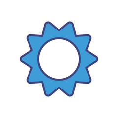 Sun Icon Vector Stock Illustration