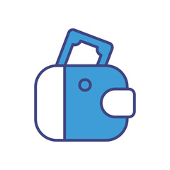 Wallet Icon Vector Stock Illustration