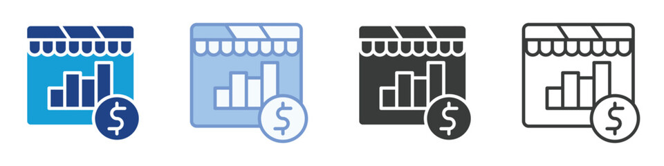 Marketplace Icons Collection – Multiple Vector Styles Icons