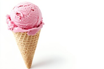 Pink ice cream cone (2)