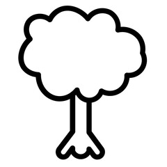 Plant Tree Nature Line Icon