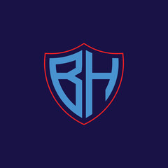 Corporate Shield Logo with Letter Combination