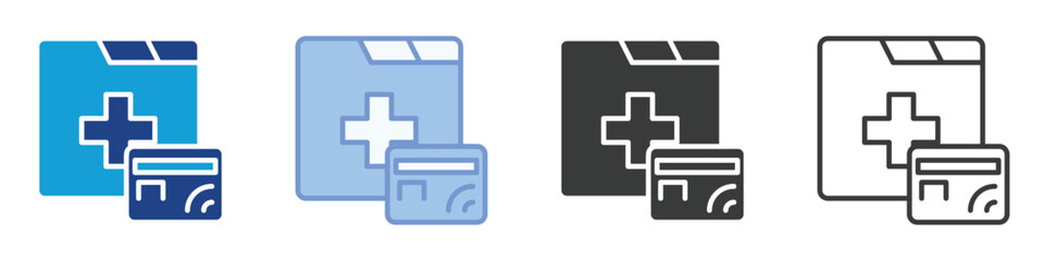 Online Purchare Icons Collection – Multiple Vector Styles Icons