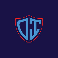 Corporate Shield Logo with Letter Combination