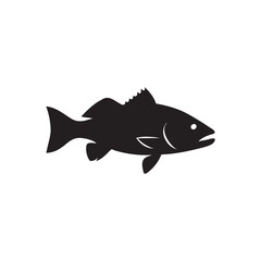 Fototapeta premium Red fish vector illustration