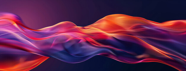 Background, abstract and wallpaper with wave, pattern and creativity with graphic design and banner. Textures, modern style or illustration with flow, vibrant or smooth with colour, silk and fashion