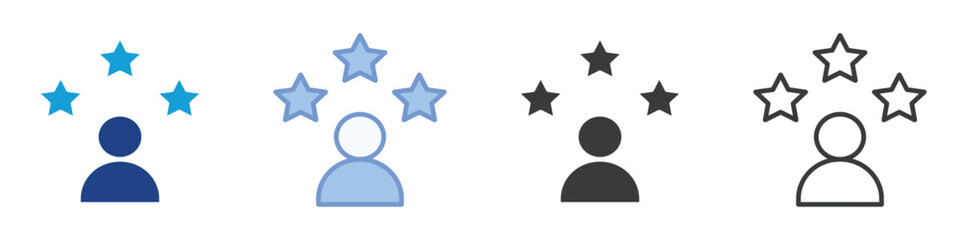 Rating Icons Collection – Multiple Vector Styles Icons