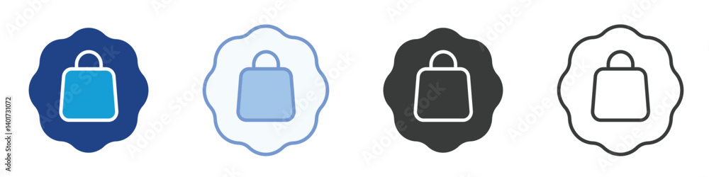 Poster shopping icons collection – multiple vector styles icons