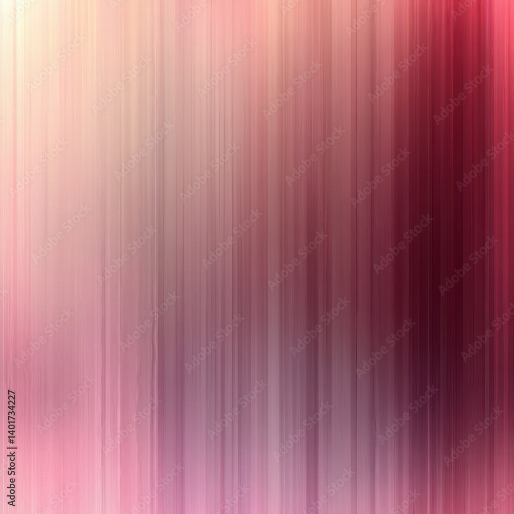 Aufkleber abstract digital art in pink and beige gradient with vertical line patterns and soft ambient lightin