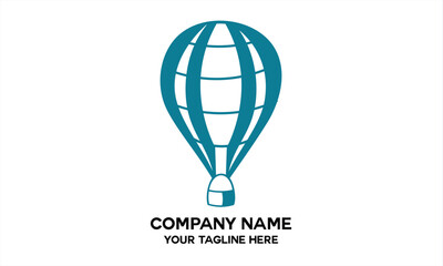 Fototapeta premium simple hot air balloon