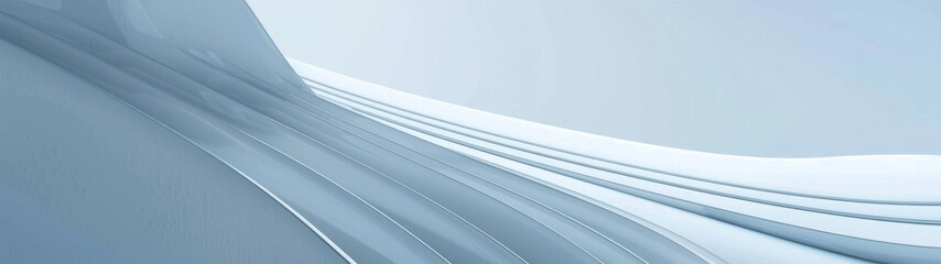 Obraz premium Abstract, background and flowing white textile for fluid, wallpaper or wave as artistic and creative design. Banner, color and pattern with fabric, material or swirl closeup for pattern backdrop