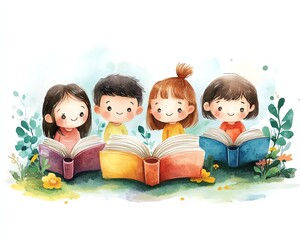 Illustration of Childrens Day Children