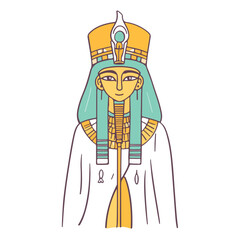 Obraz premium Egyptian god Osiris.