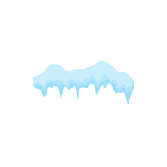 Snow ice caps vector illustration 