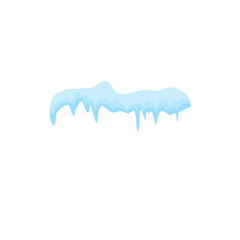 Snow ice caps vector illustration 
