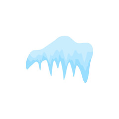 Snow ice caps vector illustration 
