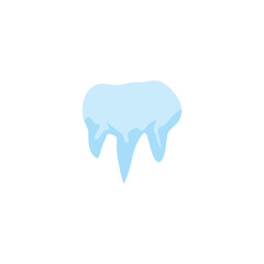 Snow ice caps vector illustration 