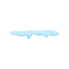 Snow ice caps vector illustration 