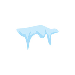 Snow ice caps vector illustration 