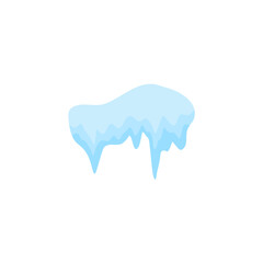 Snow ice caps vector illustration 
