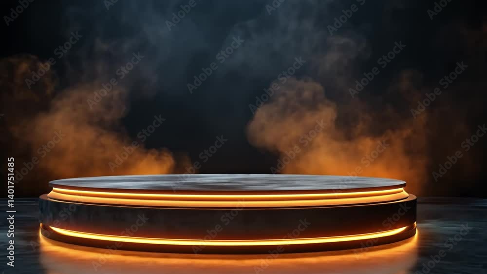Poster mesmerizing digital landscape glowing circuits and vibrant lights showcase innovation, depth, and co