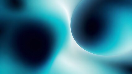 Abstract Teal and Blue Gradient Sphere Background