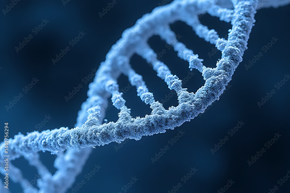 Poster exploring dna structure and function laboratory scientific image microscopic environment detail