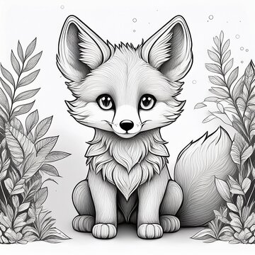 Ausmalbild Fuchs