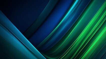 Abstract Teal and Green Diagonal Lines Background