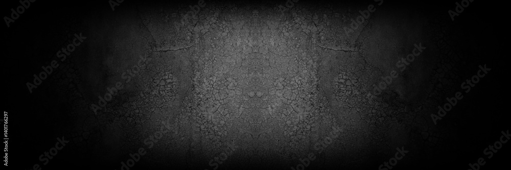 Poster old wall texture smeared engine oil cement dark black gray background abstract grey color design are