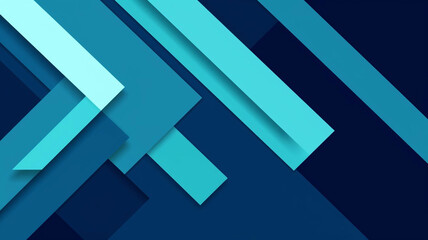 Fototapeta premium Abstract Geometric Blue and Teal Texture Background 